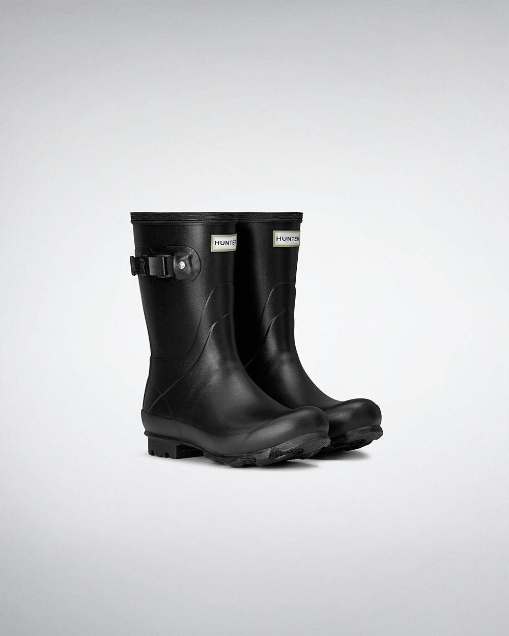 Hunter Mujer Norris Field - Botas de Lluvia Negras - 638-ZXWULM